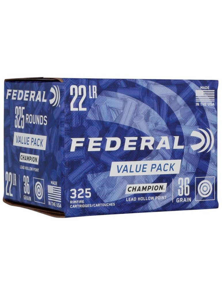 Federal Training 3250 Round 22LR Bulk Case Federal Training 3250 Round 22LR Bulk Case