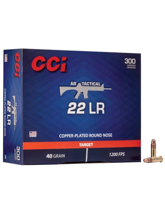 CCI AR Tactical 22LR 40 Grain - 300 Rounds CCI AR Tactical 22LR 40 Grain - 300 Rounds