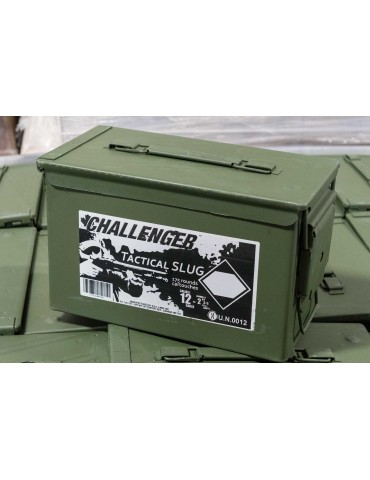 Challenger Tactical Slugs - 12 Gauge 2-3/4" 1oz - 175 Round Ammo Can