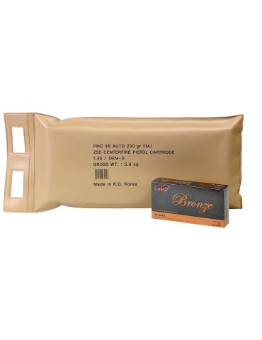 PMC 45 ACP 230gr FMJ - 250 Round Pack