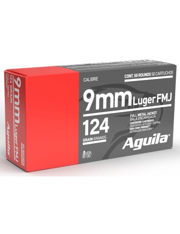Aguila 9mm 124gr FMJ