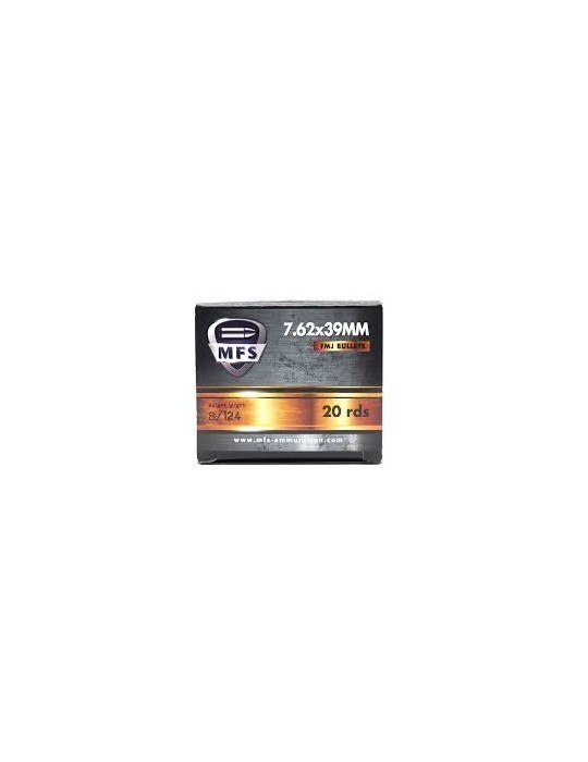 MFS 7.62x39mm 124 Gr FMJ Non-Corrosive