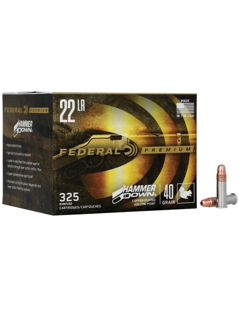 Federal HammerDown .22 Long Rifle - 325 Rounds