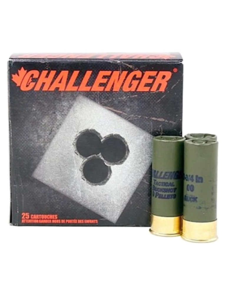 Challenger 00 Buckshot - 12 Gauge 2-3/4"