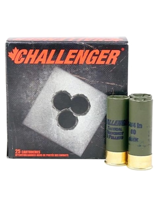 Challenger 00 Buckshot - 12 Gauge 2-3/4"