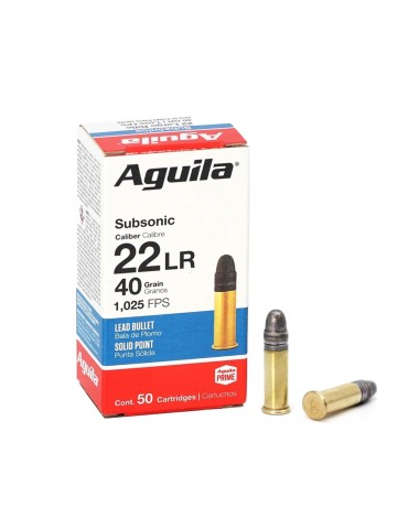 Aguila Subsonic .22LR 40 Grain