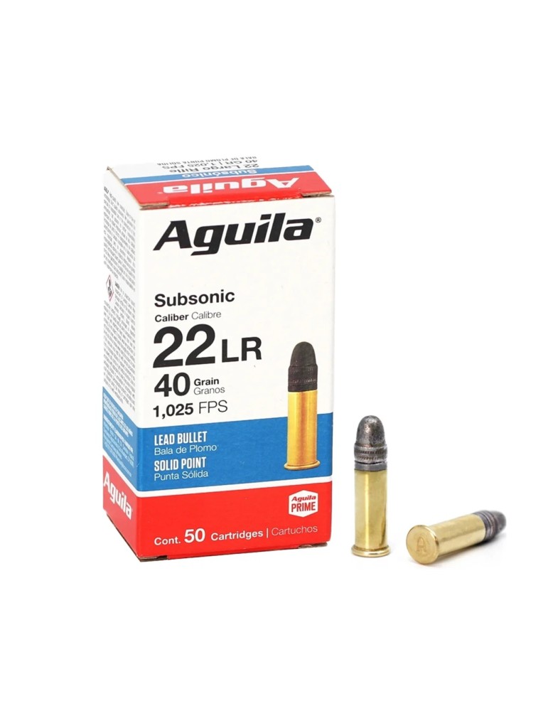 Aguila Subsonic .22LR 40 Grain