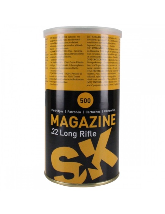 Lapua SK .22LR Magazine - 500 Rounds Lead Round Nose 1056 fps Lapua SK .22LR Magazine - 500 Rounds Lead Round Nose 1056 fps