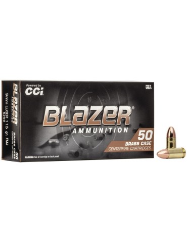 CCI Blazer Brass 9mm 115gr