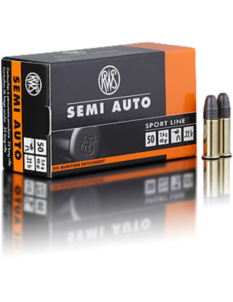 RWS SemiAuto 22LR 40 Grain High Velocity LRN