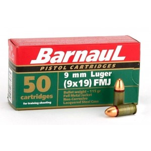 Barnaul 9mm 115gr FMJ