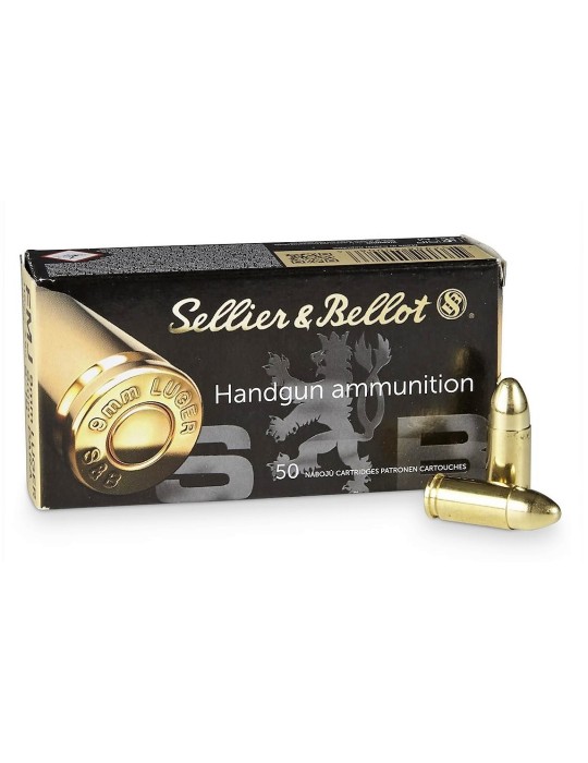 Sellier & Bellot 9mm 115 gr FMJ Sellier & Bellot 9mm 115 gr FMJ