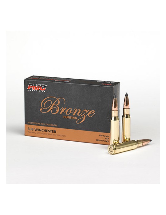 PMC Bronze 308 Winchester 150 Grain Soft Point