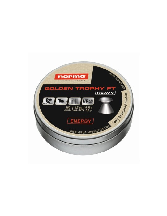 Norma Golden Trophy FT .177 Pellet 300pcs 9.1gr