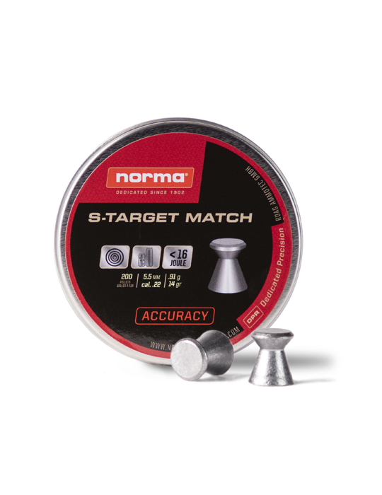 Norma S-Target Match .22 Pellet 200pcs