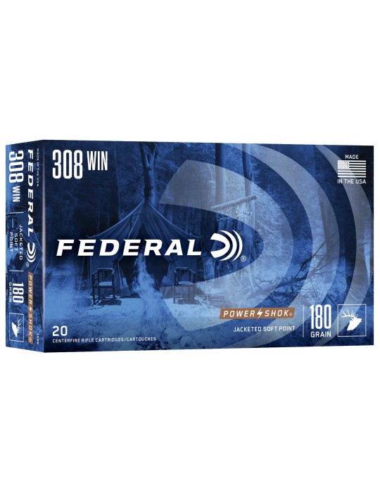 Federal Power-Shok Rifle 308 Win