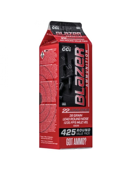 CCI Blazer 22 LR 425 Round Pack CCI Blazer 22 LR 425 Round Pack