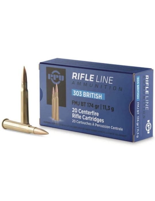Prvi 303 British 174gr FMJ Prvi 303 British 174gr FMJ